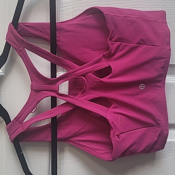 Lululemon Stash It Bra Crop Ripened Raspberry - Picture 2 of 9